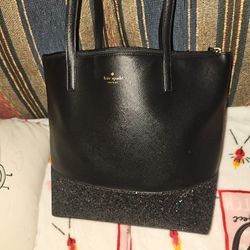 Large Blk Tote Kate Spade Bag 