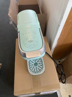 Express Single Serve Coffee Maker – Strong Brew Option, Sleek Design for Holiday Hosting & Gifting, Mint ( please follow my page all brand new )