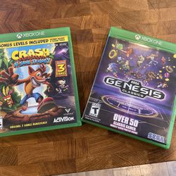 Xbox Sega Classics And Crash Bandicoot