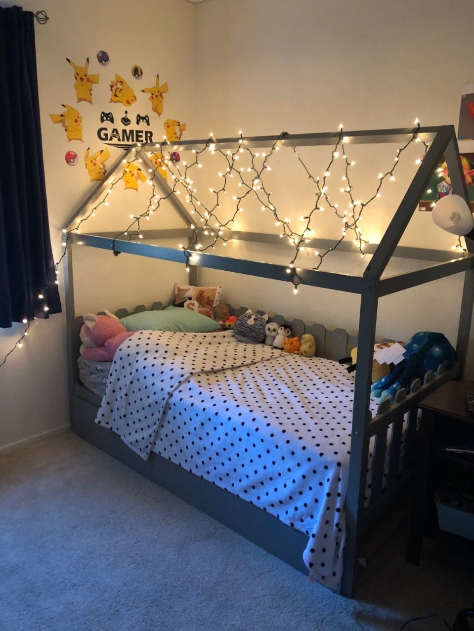 Bed Frame Full Size with Trundle Bed