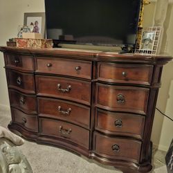 Solid Wood Dresser and Nightstand 