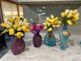 Artisan home vases