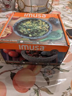 Imusa 8"mortar & pestle