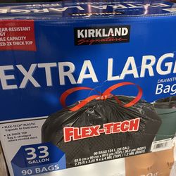 Kirkland Extra Large Drawstring Trash Bags 