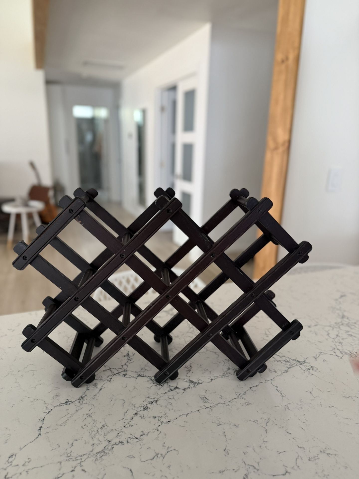 Pottery Barn Collapsable Accordion Style Wine Rack