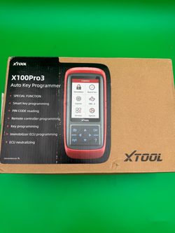 XTOOL USED X100PRO3 Auto OBD2 Scanner Key Programmer Diagnostic Tool 7 Service