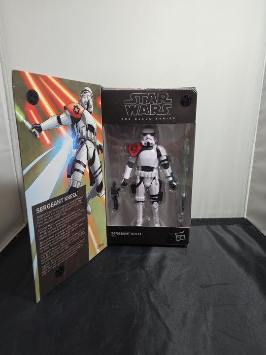 Hasbro Star Wars Black Series Comic Book 6" Sergeant Kreel Action Figure (F2)