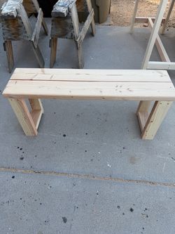 Handmade Wood Bench