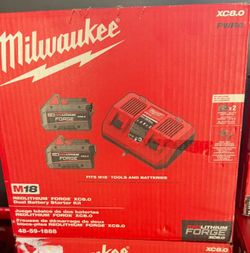 Milwaukee Batteries with charger