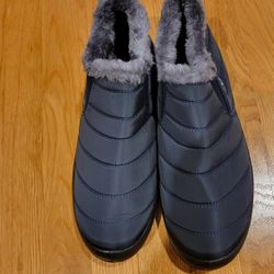 Waterproof Furlined Ankle Shoes