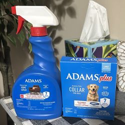 New Adam’s Flee and Tick Home Spray and Large Dog Collar 