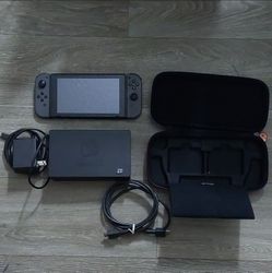 Nintendo Switch 1 32GB HAC-001 w/Controller, Dock, Case and 128GB SD