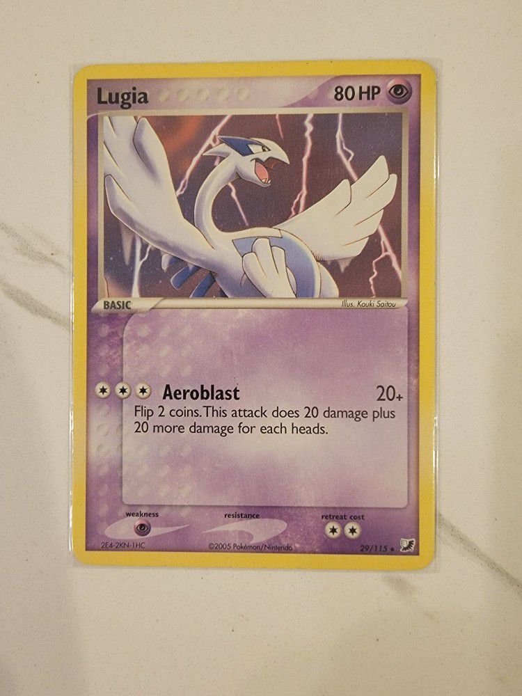 Lugia 29/115 Non-Holo Regular Rare EX Unseen Forces Pokémon Card TCG - LP