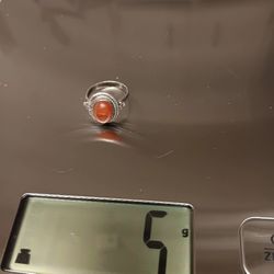 Carnelian Stone  Ring 