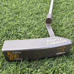 Scotty Cameron Circa 62 no.3 Putter Hand Crafted Leather Grip