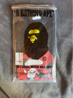 Bape Black Tee/Red M