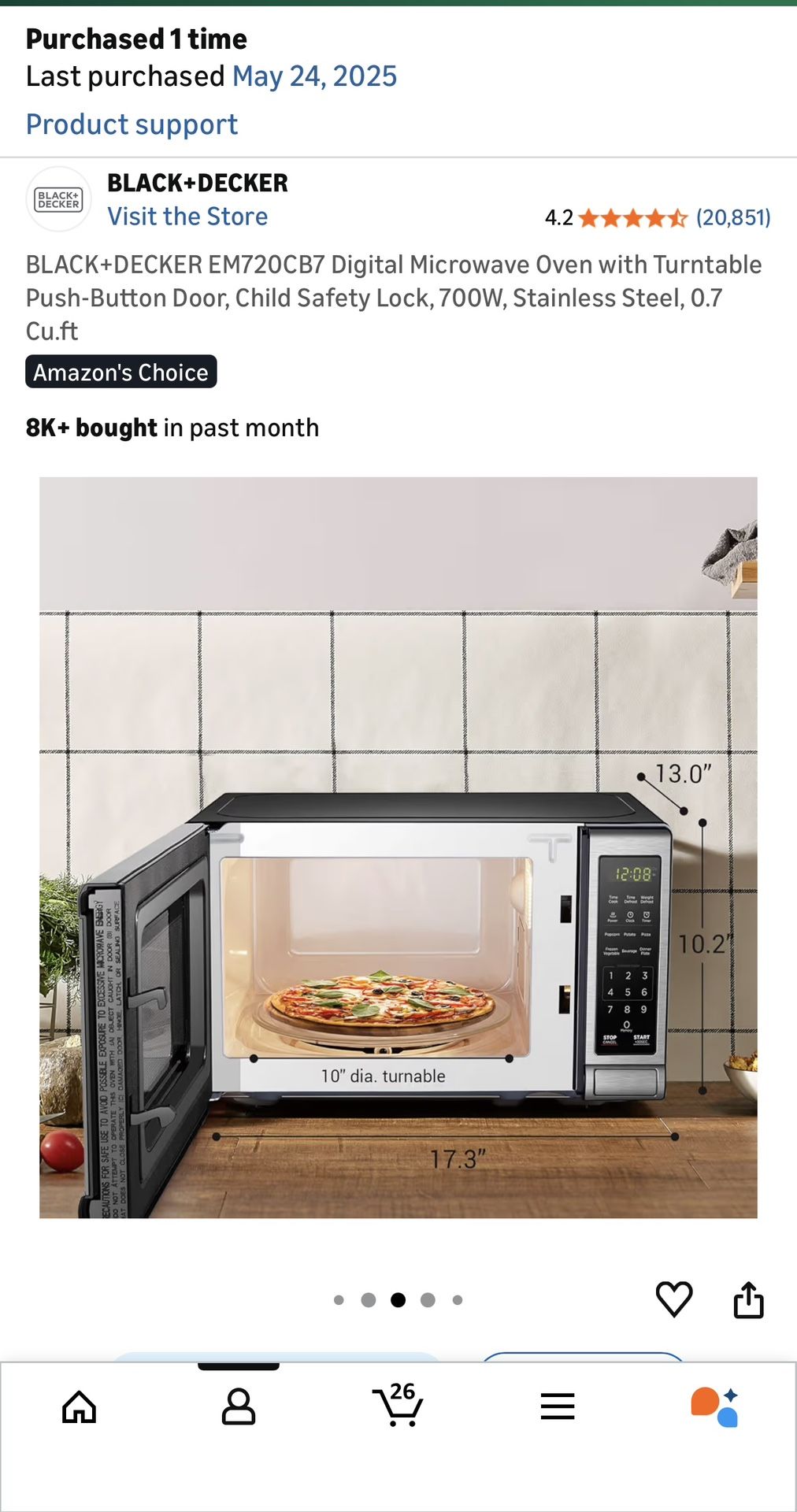Black & Decker Microwave