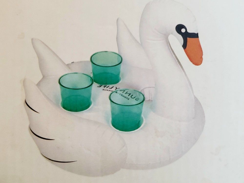 Swan Inflatable Drink Holder