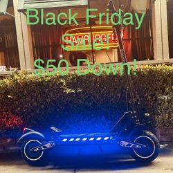 $50 Down💰Super Fast 52 V Electric Scooter 🛴 48 Mph Dual Motor 