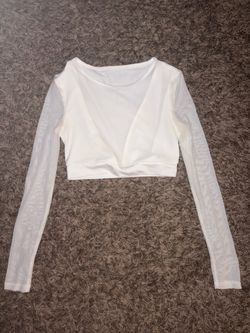 ✨ Mesh Rave/Festival Crop Top – Size XS