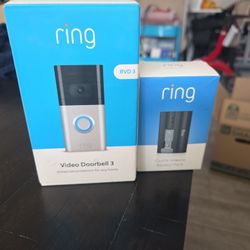 Ring Doorbell 3 In Box Never Opened Plus Battery Pack