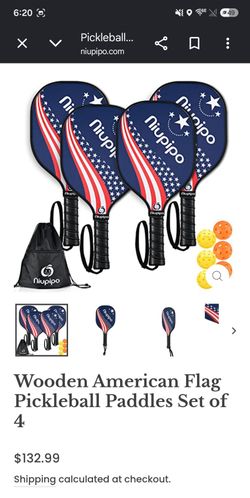 Pickle ball sets and paddles