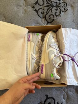 Nike dunk low off white lot 3
