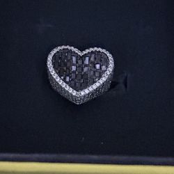 Sterling Silver Heart Shaped Ring