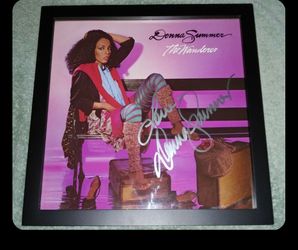 DONNA SUMMER THE WANDERER ALUM AUTOGRAPHED GEFFEN FIRST ALBUM ARTIST