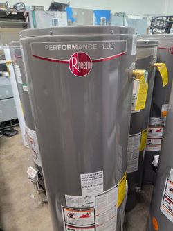 New Water Heater Rheem plus Gas