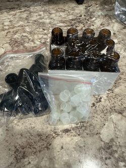 11 New Amber roller bottles
