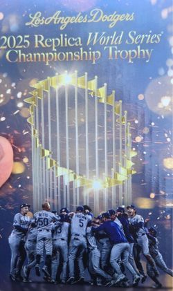 Dodgers trophy/ Bobble head