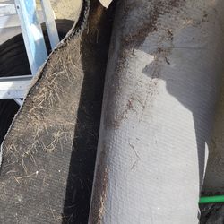 Drainage matting for retaining walls