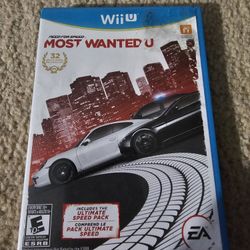 Need For Speed Most Wanted - WiiU