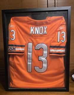 JOHNNY KNOX SIGNED JERSEY & CASE!