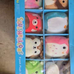 Squismallows 8 Pack  Plush Set