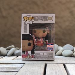 DISNEY IT’S A SMALL WORLD FUNKO POP #1076 MEXICO 2021 SUMMER CONVENTION LIMITED EDITION SHARED WALMART EXCLUSIVE