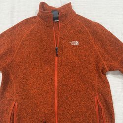 The North Face Fleece Jacket – Orange – Youth Large
