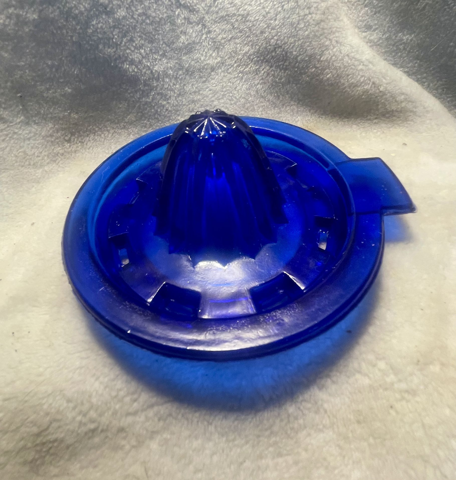 Vtg Cobalt Blue Juice Reamer