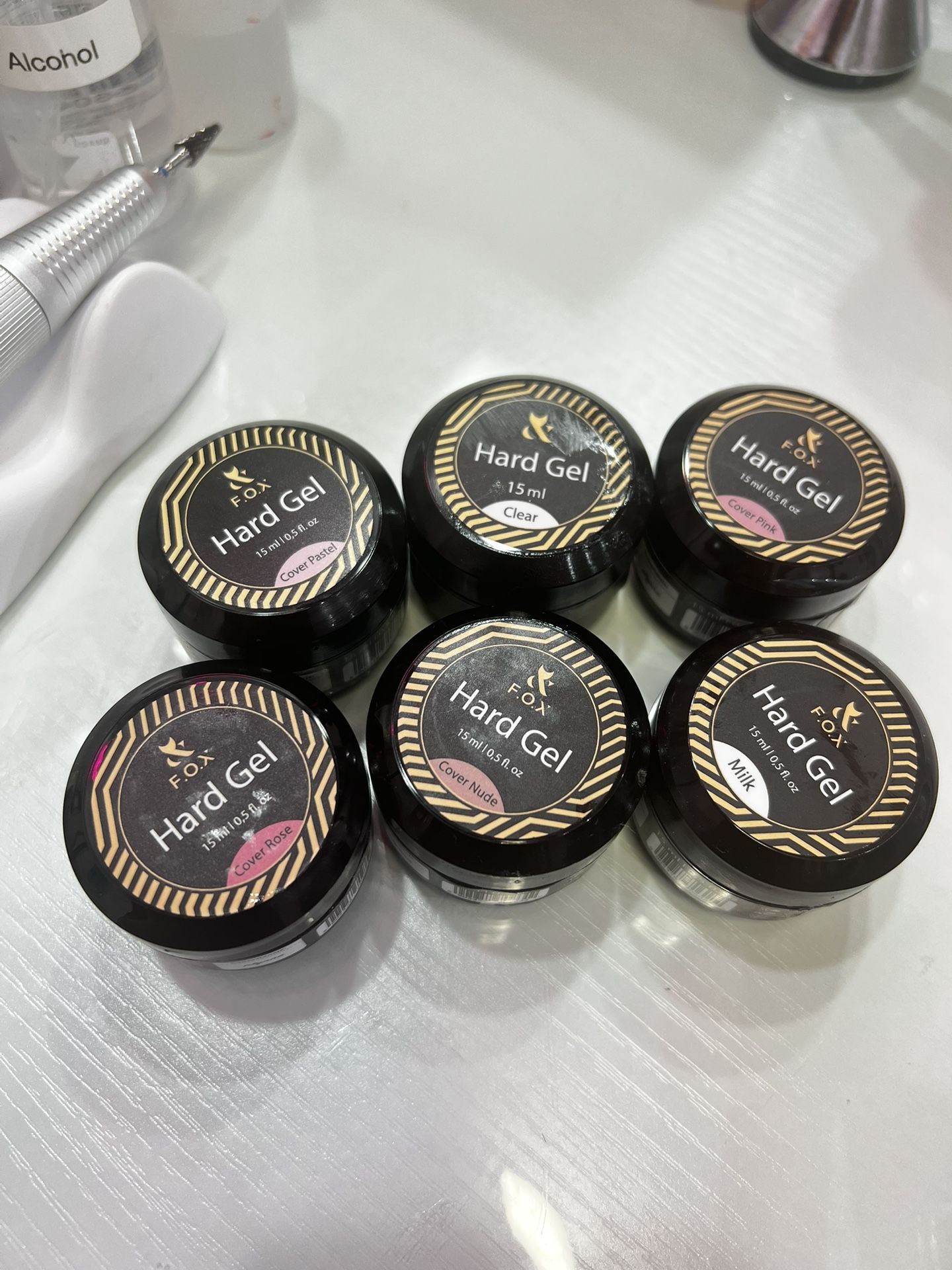 Five Jars Of Hard Gel