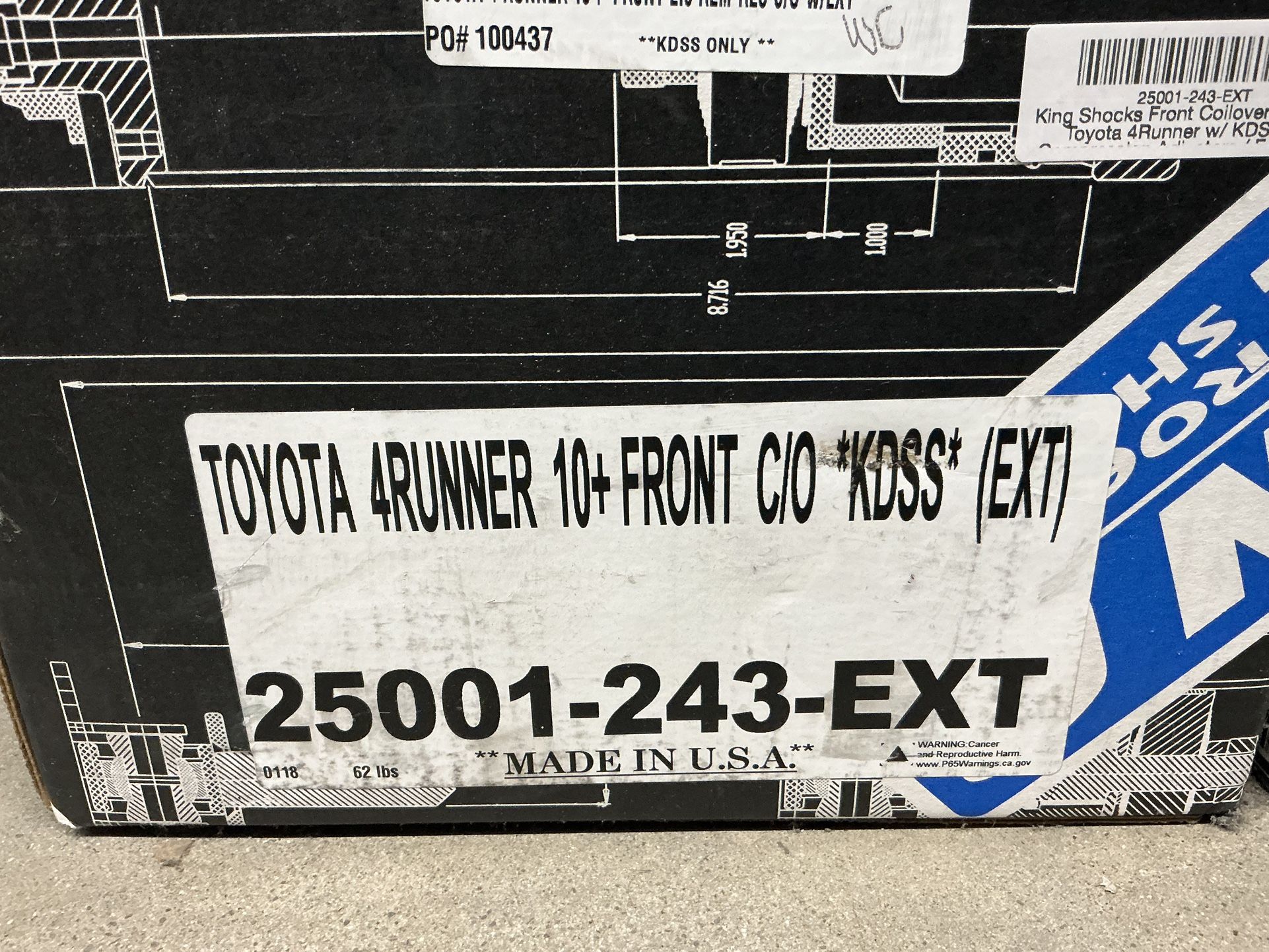 King Shocks - Toyota 4 Runner / GX470 / FJ Cruiser — In-Stock