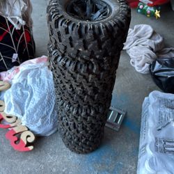 Traxxas X-maxx Tires And Rims All Like New 