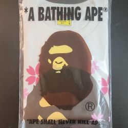 Bape Sakura Ape Head Tee