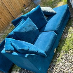 Blue Sectional Sofa