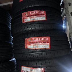 SET OF FOUR NEW TIRES 245/45/17 FULLRUN INCLUDING MOUNT AND BALANCE, ASK ME FOR SIZES AND BRANDS 