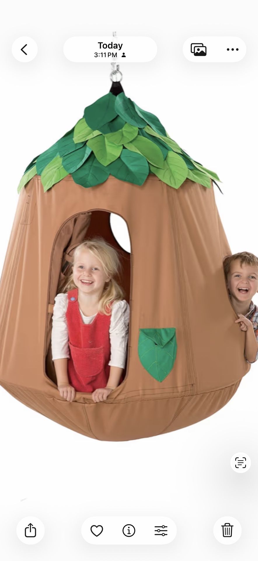 Kid’s Hugglepod Swing