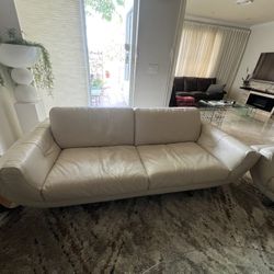 Natuzzi  Leather Sofa Set
