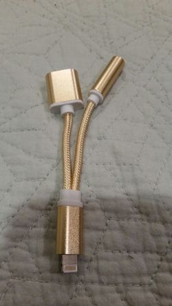 IPhone aux adapter(charge and listen).