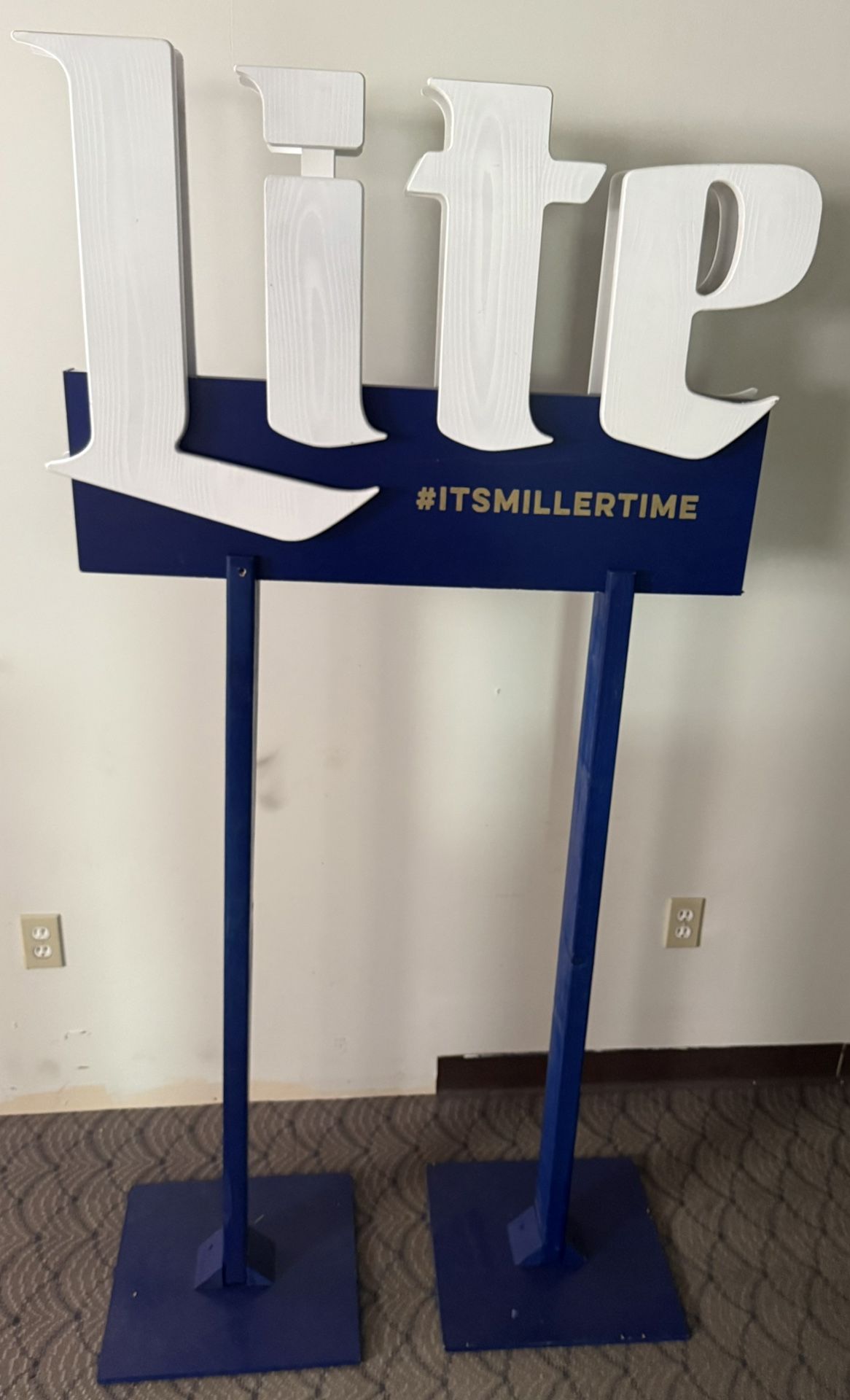 Miller Lite 6Ft Two Sided Freestanding Sign