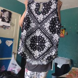 Black Blouse Size Large